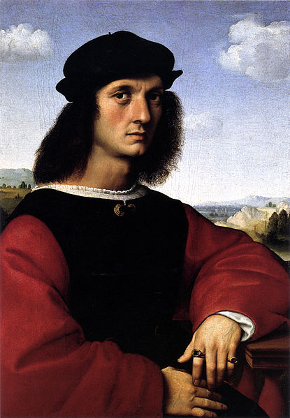 RAFFAELLO Sanzio Portrait of Agnolo Doni